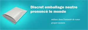 Discret emballage neutre prononcé le monde - utiliser dans l'intimité de votre propre maison